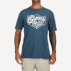 Футболка Simms Fish It Well Badge T-Shirt (Мужской; M; Sailor Blue Heather)